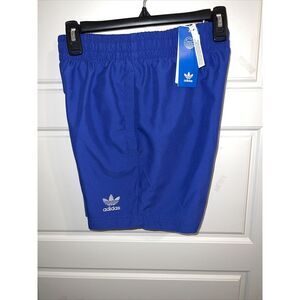 Adidas Men's Originals Solid Logo‎ Detail Swimwear Shorts XS Color Blue H44769